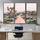 Joshua Tree Park Wall Art Canvas Print – Framed Desert Road by MyGreatCanvas | Canvas Wall Art Prints | Photo Prints & Wall Decor