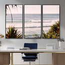 Ocean Surfer Wall Art Canvas Print – Framed Coastal Surf Art by MyGreatCanvas | Canvas Wall Art Prints | Photo Prints & Wall Decor