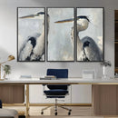 Bird Canvas Decor Wall Art Canvas Print – Framed Coastal