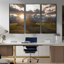 Snowy Peaks Wall Art Canvas Print – Rustic Mountain by MyGreatCanvas | Canvas Wall Art Prints | Photo Prints & Wall Decor