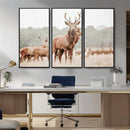 Rustic Nature Wall Art Canvas Print – Stag Woodland Framed by MyGreatCanvas | Canvas Wall Art Prints | Photo Prints & Wall Decor