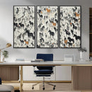 Wild Horse Stampede Wall Art Canvas Print – Monochrome by MyGreatCanvas | Canvas Wall Art Prints | Photo Prints & Wall Decor
