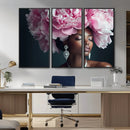 Black Beauty Petal Crown Wall Art Canvas Print – Floral by MyGreatCanvas | Canvas Wall Art Prints | Photo Prints & Wall Decor