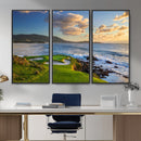 Pebble Beach Golf Links Wall Art Canvas Print – Iconic