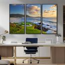 Pebble Beach Golf Links Wall Art Canvas Print – Iconic by MyGreatCanvas | Canvas Wall Art Prints | Photo Prints & Wall Decor
