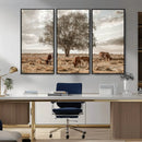 Texas Longhorn Cattle Wall Art, Rustic Western Ranch Canvas by MyGreatCanvas | Canvas Wall Art Prints | Photo Prints & Wall Decor