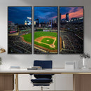 Target Field Wall Art Canvas Print – Baseball Stadium