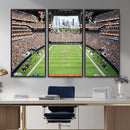 Chicago Bears Soldiers Field Wall Art Canvas Print – Framed