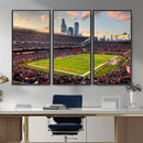 Chicago Bears Soldiers Field Wall Art Canvas Print – Framed