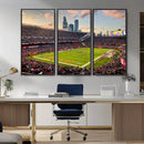 Chicago Bears Soldiers Field Wall Art Canvas Print – Framed