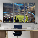 Chicago Dome Stadium Wall Art Canvas Print – Framed Modern