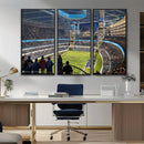 Chicago Dome Stadium Wall Art Canvas Print – Framed Modern