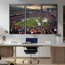 Chicago Bears Soldiers Field Wall Art Canvas Print – Framed by MyGreatCanvas | Canvas Wall Art Prints | Photo Prints & Wall Decor