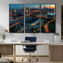Chicago Bears Soldiers Field Wall Art Canvas Print – Framed