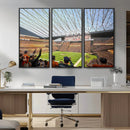 Cleveland Browns Stadium Wall Art Canvas Print – Framed NFL
