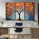 Vibrant Tree of Life Canvas Wall Art – Colorful Abstract by MyGreatCanvas | Canvas Wall Art Prints | Photo Prints & Wall Decor