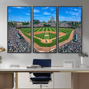 Wrigley Field Baseball Stadium Canvas Wall Art – Packed by MyGreatCanvas | Canvas Wall Art Prints | Photo Prints & Wall Decor