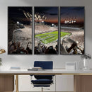 Epic Night Football Stadium Wall Art Canvas Print, Fireworks by MyGreatCanvas | Canvas Wall Art Prints | Photo Prints & Wall Decor