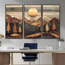 Wood Mountain Wall Art Canvas Print – Layered Forest and by MyGreatCanvas | Canvas Wall Art Prints | Photo Prints & Wall Decor