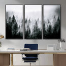 Foggy Pine Forest Canvas Wall Art by MyGreatCanvas | Canvas Wall Art Prints | Photo Prints & Wall Decor