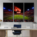 Jordan-Hare Football Stadium Wall Art Canvas Print, Football by MyGreatCanvas | Canvas Wall Art Prints | Photo Prints & Wall Decor