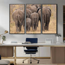 Wild Elephant Wall Art Canvas Print by MyGreatCanvas | Canvas Wall Art Prints | Photo Prints & Wall Decor
