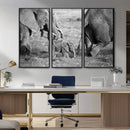 Wild Elephant Wall Art Canvas Print by MyGreatCanvas | Canvas Wall Art Prints | Photo Prints & Wall Decor