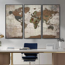 World Map Canvas Print – Framed Detailed Map of the World by MyGreatCanvas | Canvas Wall Art Prints | Photo Prints & Wall Decor