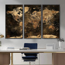 World Map Canvas Print, Modern Decorative Framed Map Artwork by MyGreatCanvas | Canvas Wall Art Prints | Photo Prints & Wall Decor