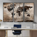 Black and White World Map Canvas Print – Framed Wall Art for by MyGreatCanvas | Canvas Wall Art Prints | Photo Prints & Wall Decor
