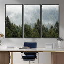 Misty Mountain Forest Wall Art Canvas Print by MyGreatCanvas | Canvas Wall Art Prints | Photo Prints & Wall Decor
