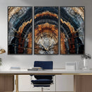 Abstract Wood Grain Canvas Print, Tree Ring Pattern Wall by MyGreatCanvas | Canvas Wall Art Prints | Photo Prints & Wall Decor