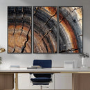 Abstract Tree Ring Wall Art Print – Natural Rustic Wood by MyGreatCanvas | Canvas Wall Art Prints | Photo Prints & Wall Decor