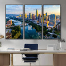 Austin Skyline Wall Art Canvas Print, Austin Downtown Night by MyGreatCanvas | Canvas Wall Art Prints | Photo Prints & Wall Decor