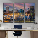 Baltimore Skyline Wall Art Canvas Print, Baltimore Downtown by MyGreatCanvas | Canvas Wall Art Prints | Photo Prints & Wall Decor