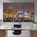 Baltimore Skyline Wall Art Canvas Print, Baltimore Downtown by MyGreatCanvas | Canvas Wall Art Prints | Photo Prints & Wall Decor
