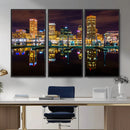 Baltimore Skyline Wall Art Canvas Print, Baltimore Downtown by MyGreatCanvas | Canvas Wall Art Prints | Photo Prints & Wall Decor