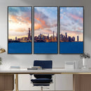 Chicago Wall Art Canvas Print - Chicago City Downtown Night by MyGreatCanvas | Canvas Wall Art Prints | Photo Prints & Wall Decor