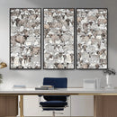 Abstract Texas Cow Wall Art Canvas Print - Farm Longhorn by MyGreatCanvas | Canvas Wall Art Prints | Photo Prints & Wall Decor