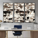 Abstract Texas Longhorn Print - Longhorn Herd Print for by MyGreatCanvas | Canvas Wall Art Prints | Photo Prints & Wall Decor