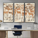 Gazelle Wall Art Canvas Print - Abstract Antelope Wall Art by MyGreatCanvas | Canvas Wall Art Prints | Photo Prints & Wall Decor