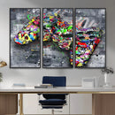Graffiti Gaming Canvas Wall Art For Bedroom - Gaming Wall by MyGreatCanvas | Canvas Wall Art Prints | Photo Prints & Wall Decor