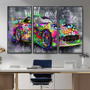 Graffiti Sports Car Street Art Wall Art Canvas Print, by MyGreatCanvas | Canvas Wall Art Prints | Photo Prints & Wall Decor