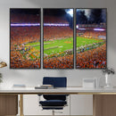 Clemson Football Stadium Wall Art Canvas Print, College