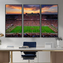 Oklahoma Sooners Stadium Wall Art Canvas Print, College by MyGreatCanvas | Canvas Wall Art Prints | Photo Prints & Wall Decor
