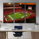 Georgia Bulldogs Stadium Wall Art Canvas Print, Sanford by MyGreatCanvas | Canvas Wall Art Prints | Photo Prints & Wall Decor