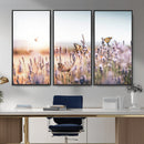 Lavender Field Wall Art Canvas Print, Butterfly Floral by MyGreatCanvas | Canvas Wall Art Prints | Photo Prints & Wall Decor