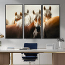 Wild Horse Herd Wall Art Canvas Print, Natural Horse by MyGreatCanvas | Canvas Wall Art Prints | Photo Prints & Wall Decor