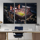 Oklahoma Memorial Stadium - Gaylord Memorial Stadium Wall by MyGreatCanvas | Canvas Wall Art Prints | Photo Prints & Wall Decor