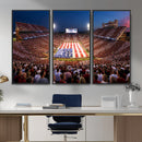 Oklahoma Memorial Stadium Wall Art Canvas Print – Oklahoma